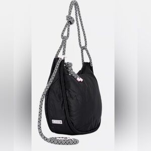 Wildfox Black Shoulder/crossbody Bag with Patterned Straps